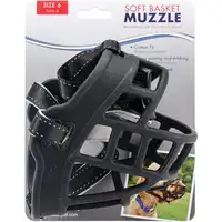 Photo of Coastal Pet Soft Basket Muzzle for Dogs Black