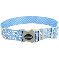 Photo of Coastal Pet Sublime Adjustable Dog Collar Blue Waves