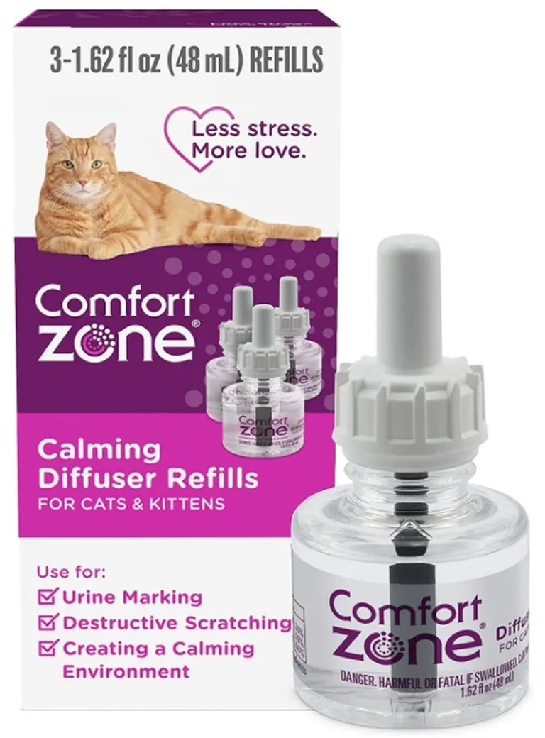 Comfort Zone Calming Diffuser Refills For Cats and Kittens Photo 1