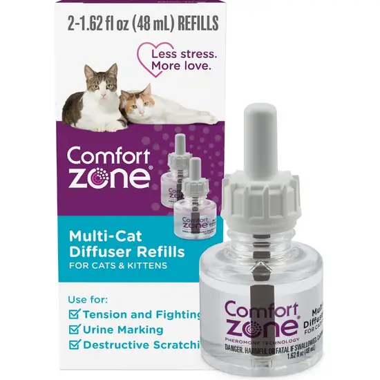 Comfort Zone Multi-Cat Diffuser Refills For Cats and Kittens Photo 1