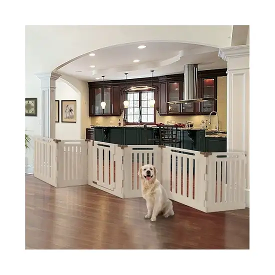 Convertible Indoor Outdoor 6 Panel Pet Playpen Photo 4