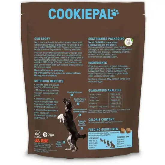 Cookie Pal Organic Dog Biscuits with Banana and Coconut Photo 2