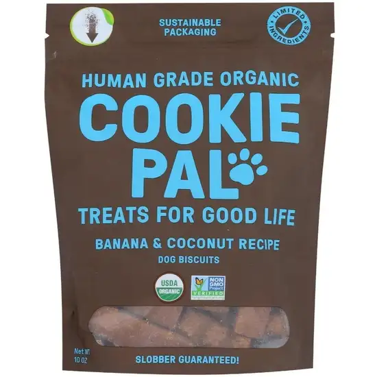 Cookie Pal Organic Dog Biscuits with Banana and Coconut Photo 1