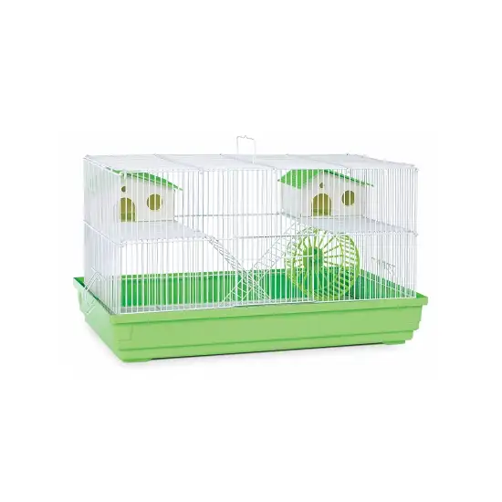 Deluxe Hamster & Gerbil Cage - Bordeaux Red Photo 1