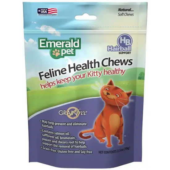 Emerald Pet Feline Health Chews Hairball Support Photo 1
