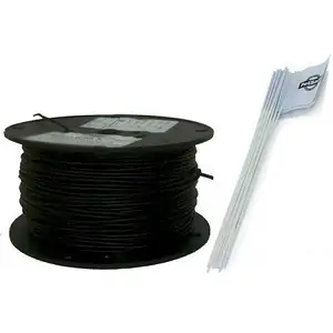 Photo of Essential Pet Heavy Duty In-Ground Fence Wire and Flag Kit 500 Feet