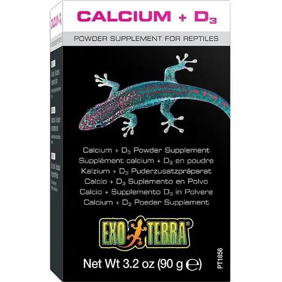 Exo Terra Calcium + D3 Powder Supplement for Reptiles Photo 1