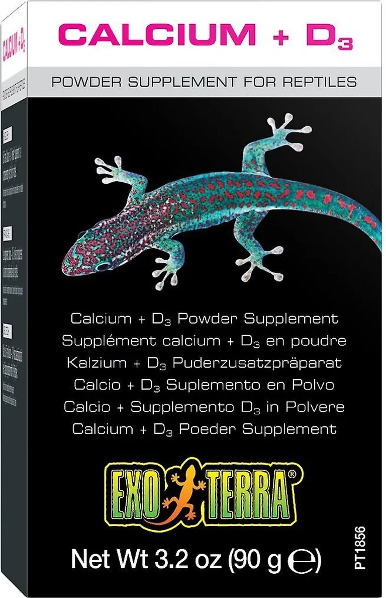 Exo Terra Calcium + D3 Powder Supplement for Reptiles Photo 1