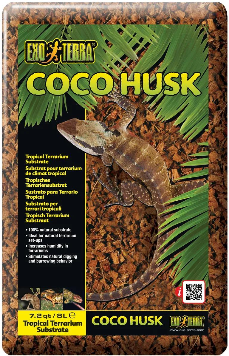 Exo Terra Coco Husk Coconut Fiber Bedding for Reptile Terrariums Photo 1