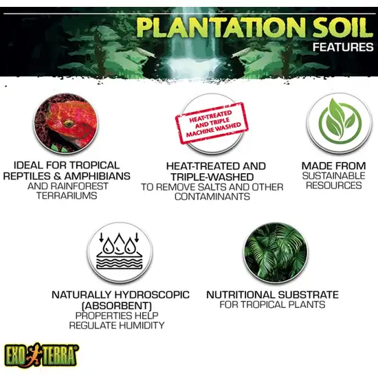 Exo Terra Plantation Soil Reptile Substrate Photo 2