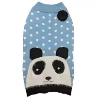 Photo of Fashion Pet Panda Dog Sweater Blue