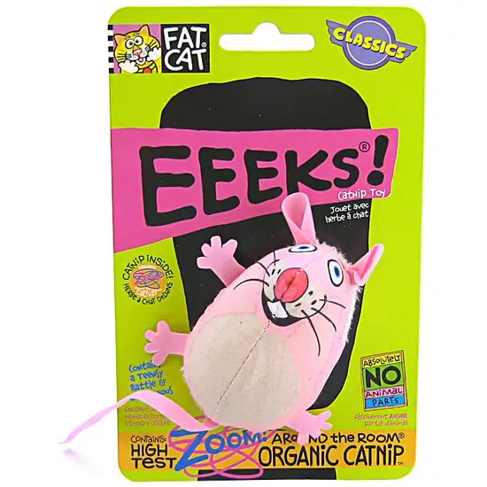 Fat Cat Eeeks Cat Toy with Catnip Photo 1