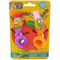 Photo of Fat Cat Springy Worm Catnip Toy - Assorted