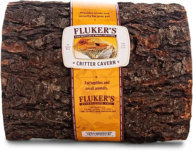 Flukers Critter Cavern Half-Log for Reptiles and Small Animals Photo 2