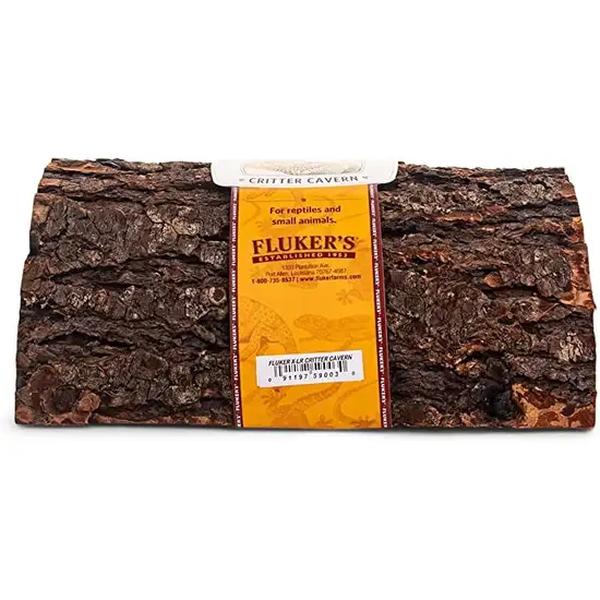 Flukers Critter Cavern Half-Log for Reptiles and Small Animals Photo 3
