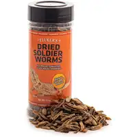 Photo of Flukers Dried Soldier Worms for Reptiles, Tropical Fish, Amphibians, Small Animals and Birds