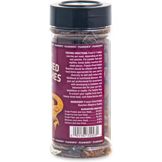 Flukers Freeze Dried Dubia Roaches for Reptiles Photo 4