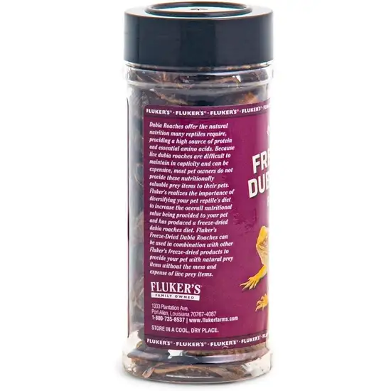 Flukers Freeze Dried Dubia Roaches for Reptiles Photo 3