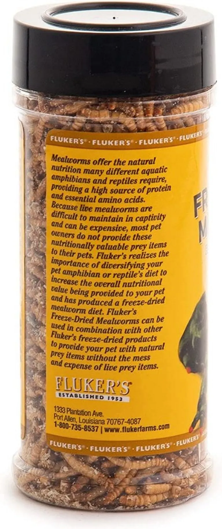 Flukers Freeze-Dried Mealworms for Reptiles, Birds, Tropical Fish, Amphibians and Hedgehogs Photo 3