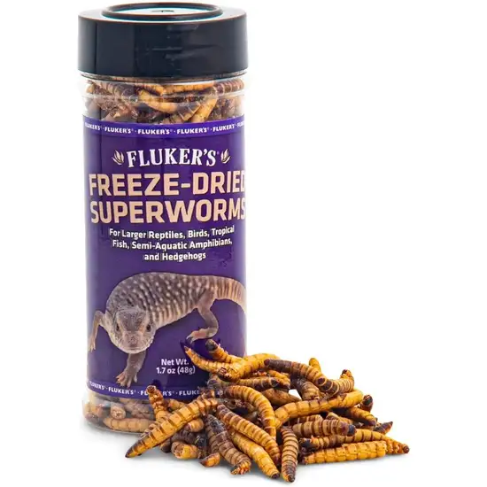 Flukers Freeze Dried Superworms for Reptiles Photo 1