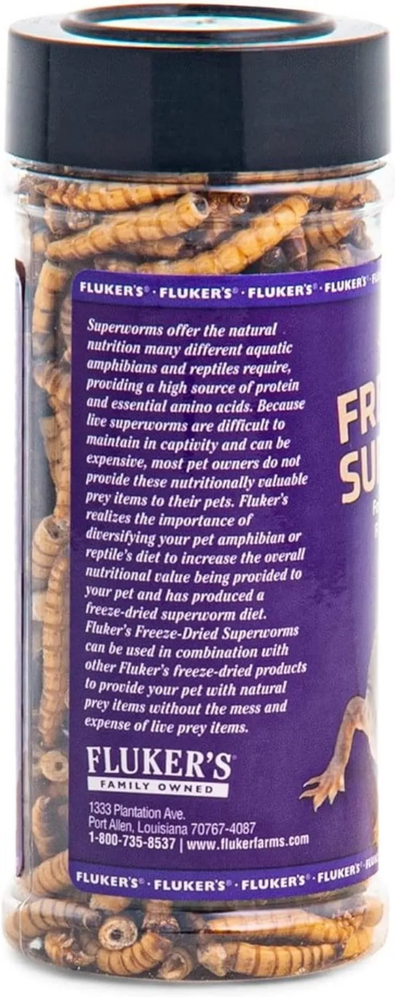 Flukers Freeze Dried Superworms for Reptiles Photo 3