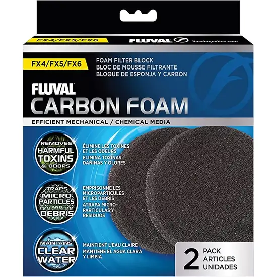 Fluval Replacement Carbon Foam Pad for FX4 / FX5 / FX6 Photo 2