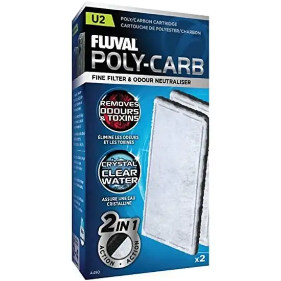 Fluval Underwater Filter Stage 2 Poly/Carbon Cartridges Photo 1