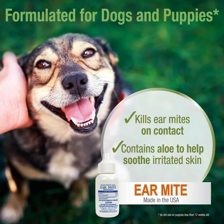Four Paws Ear Mite Remedy for Dogs Photo 4