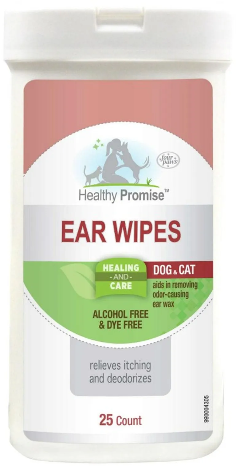 Four Paws Healthy Promise Dog And Cat Ear Wipes Photo 1