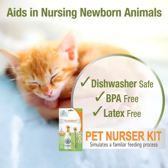 Four Paws Healthy Promise Pet Nurser Bottles Simulates a Familiar Feeding Process for Puppies, Kittens and Small Animals Photo 6