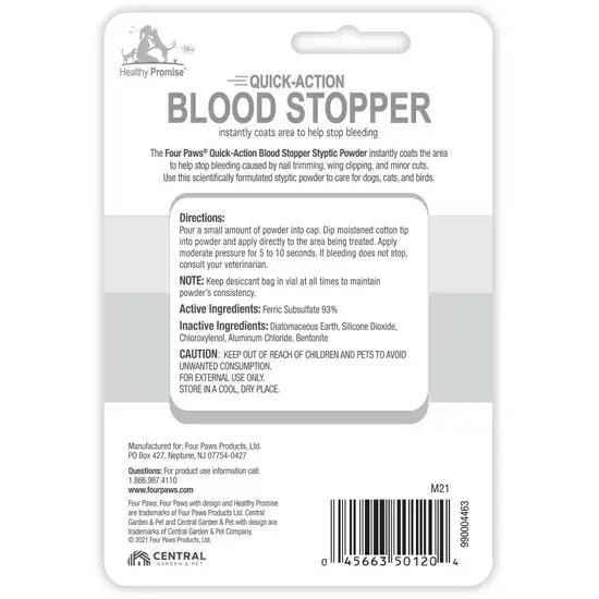 Four Paws Quick Blood Stopper Antiseptic Styptic Powder Photo 2