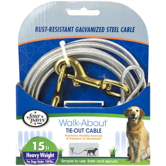 Four Paws Tie-Out Cable Heavy Weight Photo 1