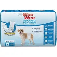 Photo of Four Paws Wee Wee Disposable Male Dog Wraps Medium/Large