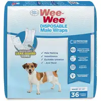Photo of Four Paws Wee Wee Disposable Male Dog Wraps X-Small/Small