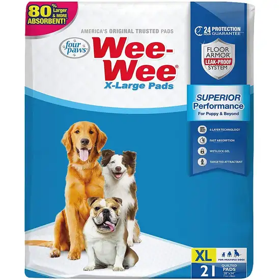 Four Paws X-Large Wee Wee Pads for Dogs Photo 1