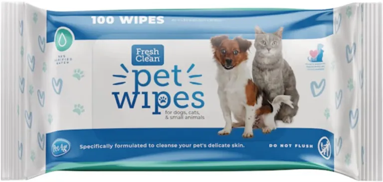 Fresh n Clean Pet Wipes for Dogs and Cats Photo 1