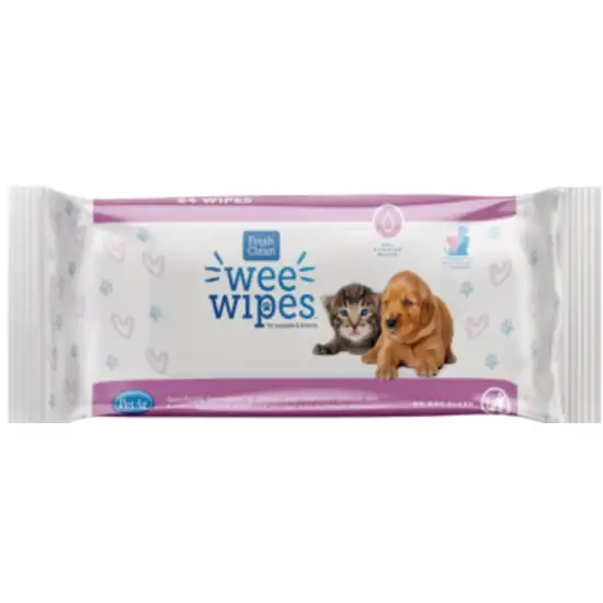 Fresh n Clean Wee Wipes for Puppies and Kittens Photo 1