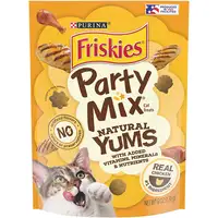 Photo of Friskies Party Mix Cat Treats Natural Yums With Real Chicken