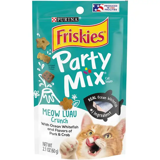 Friskies Party Mix Crunch Treats Meow Luau Photo 1