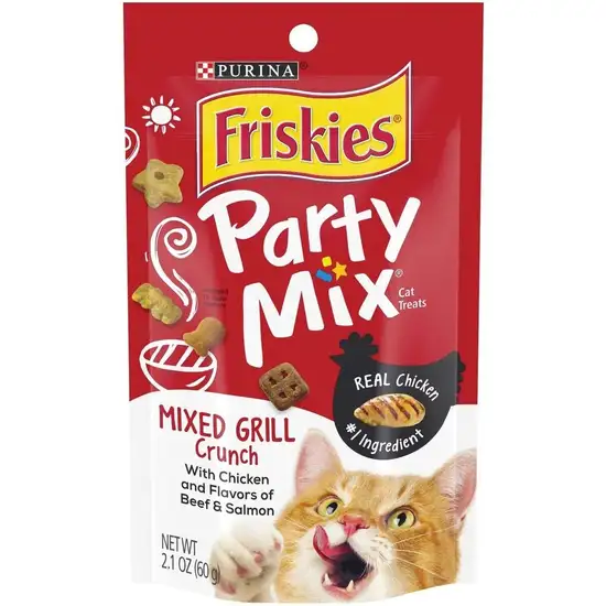 Friskies Party Mix Crunch Treats Mixed Grill Photo 1