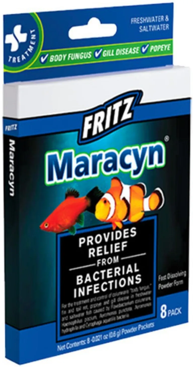 Fritz Aquatics Maracyn Bacterial Treatment Powder for Freshwater and Saltwater Aquariums Photo 1