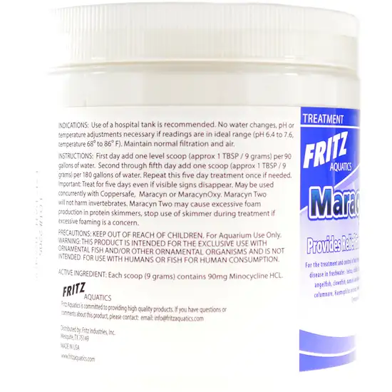 Fritz Aquatics Maracyn Two Bacterial Treatment Powder for Freshwater and Saltwater Aquariums Jar Photo 3