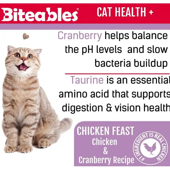 Get Naked Cat Health Biteables Soft Cat Treats Chicken Feast Flavor Photo 6