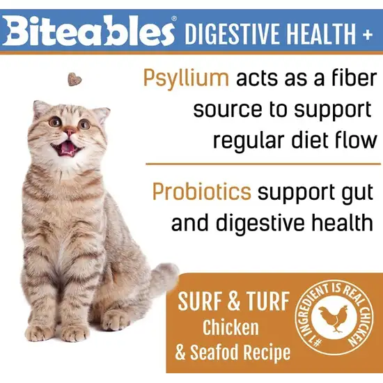 Get Naked Digestive Health Biteables Soft Cat Treats Surf and Turf Flavor Photo 6