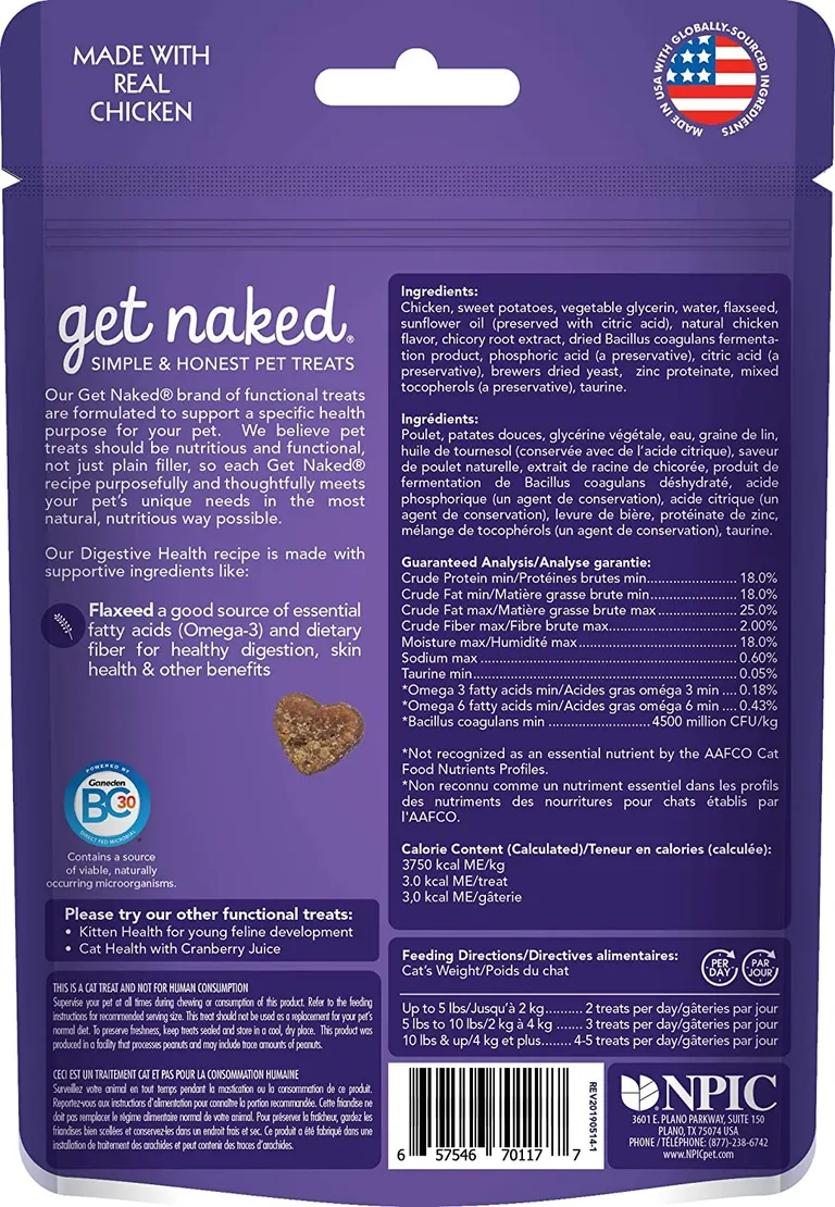 Get Naked Digestive Health Natural Cat Treats Photo 2