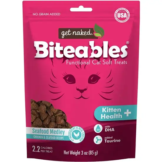 Get Naked Kitten Health Biteables Seafood Medley Flavor Photo 1