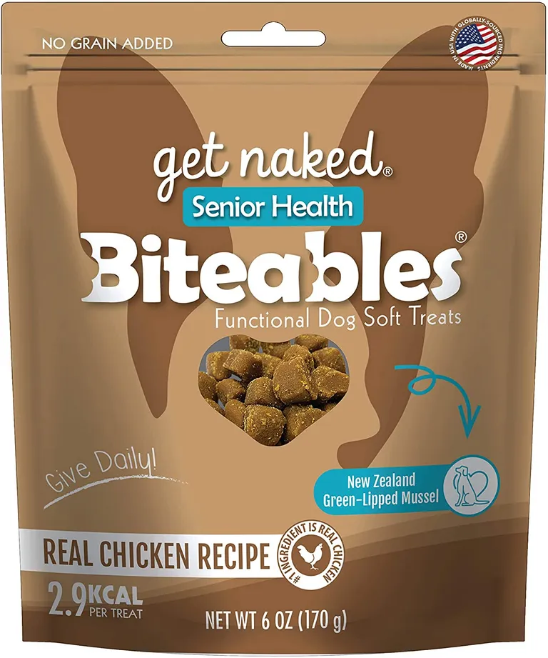 Get Naked Senior Health Biteables Soft Dog Treats Chicken Flavor Photo 1