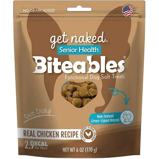 Get Naked Senior Health Biteables Soft Dog Treats Chicken Flavor Photo 1