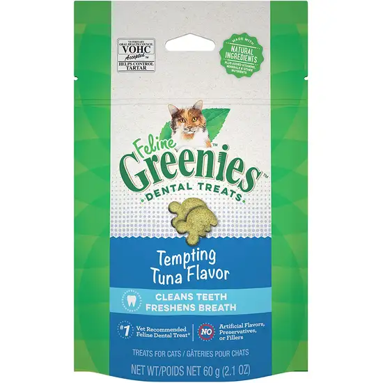 Greenies Feline Dental Treats Tempting Tuna Flavor Photo 1