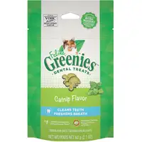 Photo of Greenies Feline Natural Dental Treats Catnip Flavor